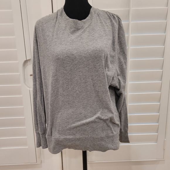 Vince long sleeve grey top size small. Pima cotton/alpaca - Picture 1 of 7
